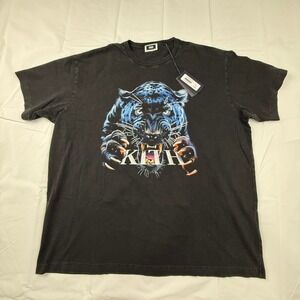 Kith Jaguar Vintage Tee Black Graphic T-Shirt KHM033551-001 XXL Mens
